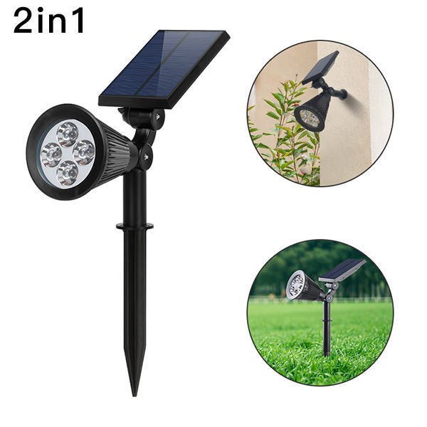 Iluminação de lanterna solar led jardim exterior luz solar jardim solar luz de rua
