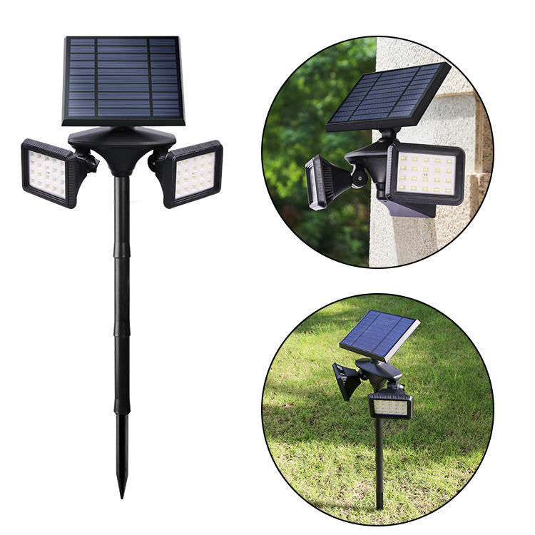 Lâmpadas Solares Jardim ao ar livre Com Iluminação LED Branca Luz solar Para soluções de iluminação