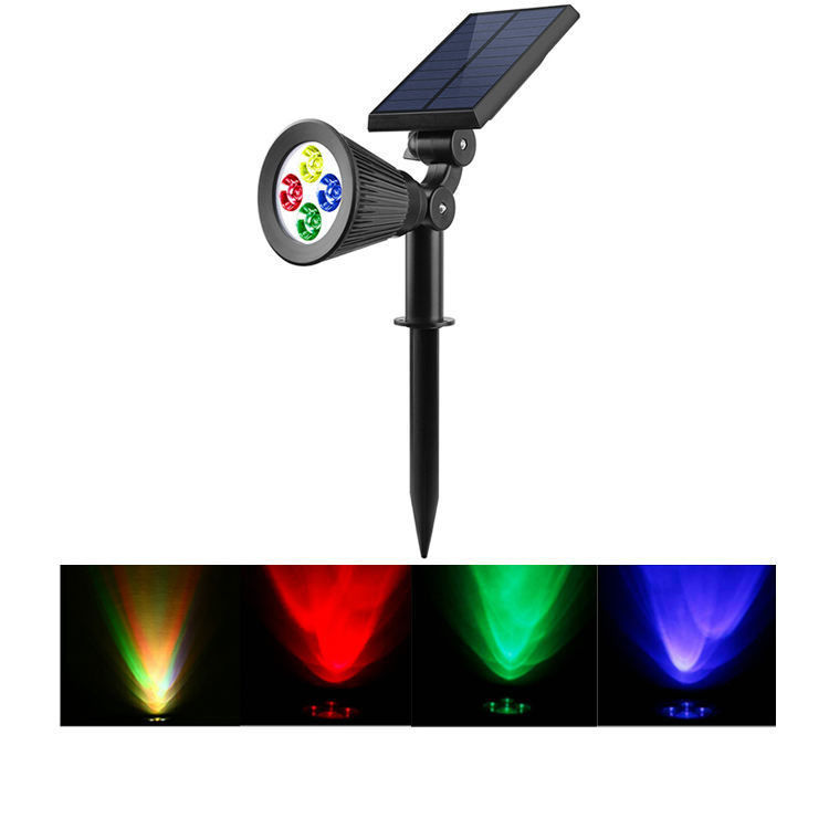 Lâmpadas de paisagem de mudança de cor RGB montadas na parede com classificação IP44