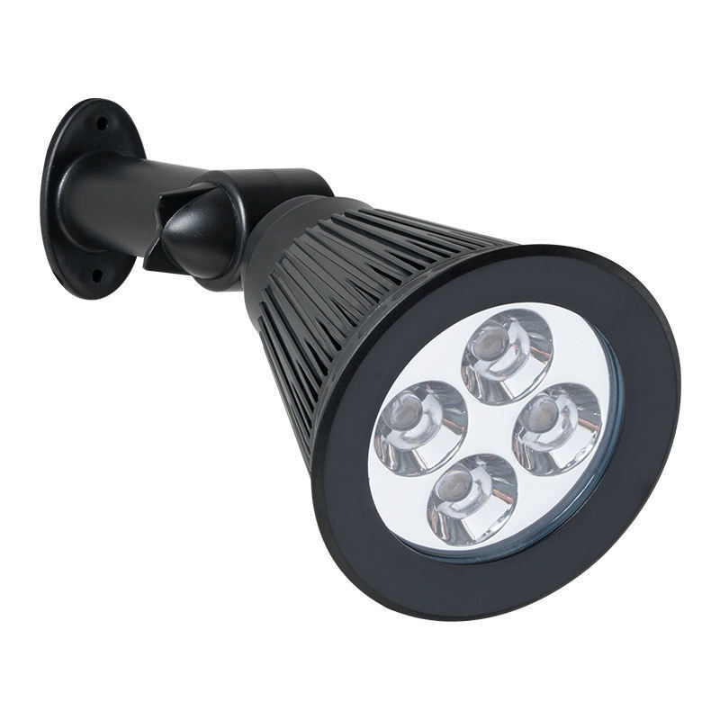 Paisagens ao ar livre ABS Double Head Solar Power Garden Light com 2- e Wire Security
