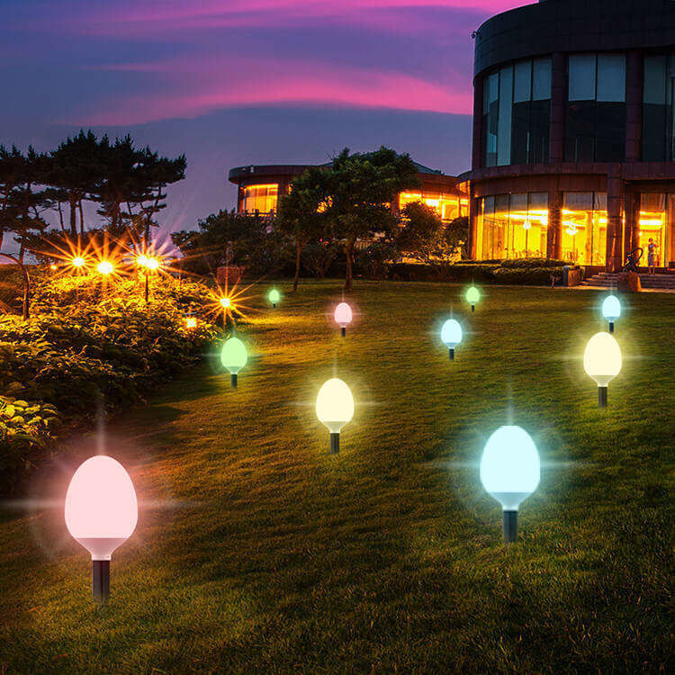 Lâmpadas de esferas solares 50000 horas de vida útil para jardim decoração de festa de Natal