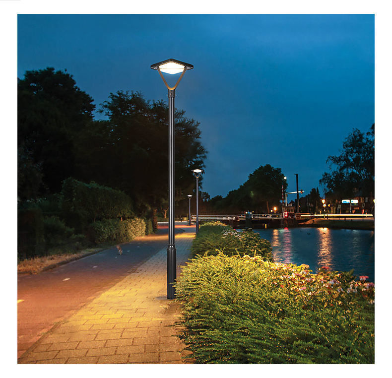 1- IP65 resistente à água luz solar de jardim exterior para iluminação de postes de cercas de paisagem