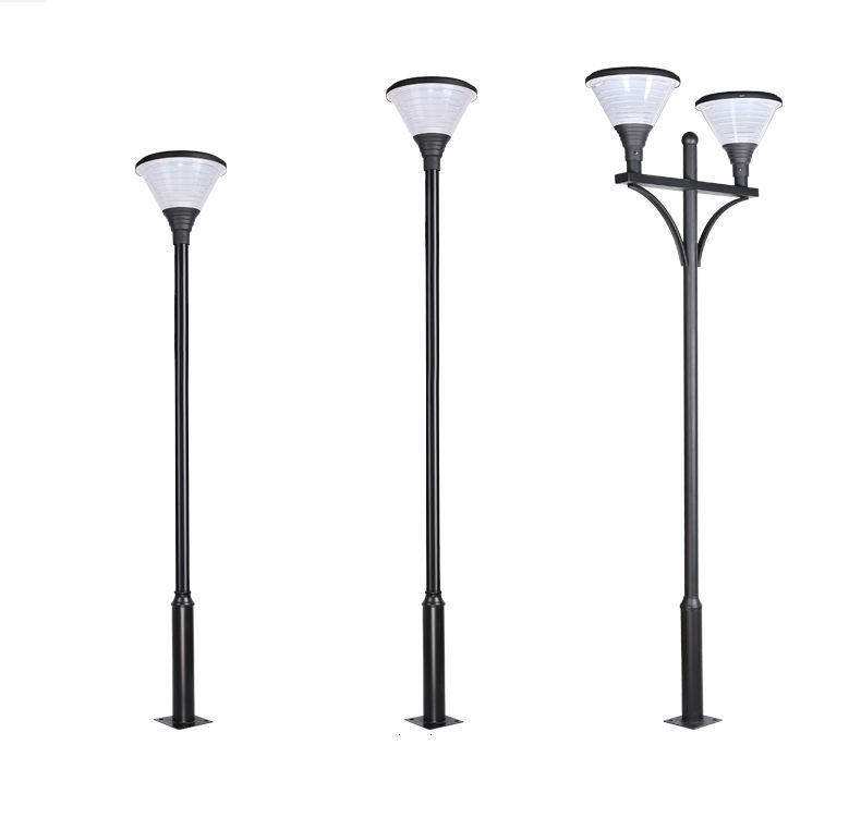 Iluminação de postes à prova d'água Portão de luz solar de jardim