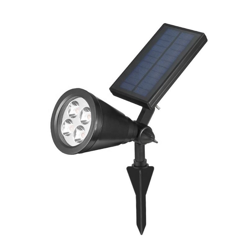 Lâmpada LED de detector de movimento sem fio exterior de luz solar de economia de energia com painel solar