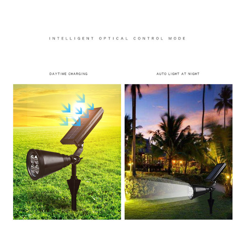 Lâmpada LED de detector de movimento sem fio exterior de luz solar de economia de energia com painel solar
