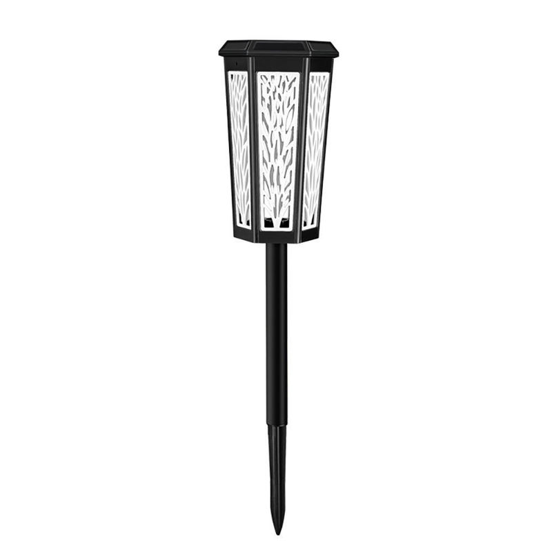 Lâmpada solar de jardim LED exterior com indução de controle de luz e longa vida útil