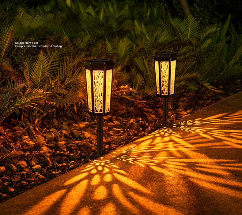 Lâmpada solar de jardim LED exterior com indução de controle de luz e longa vida útil