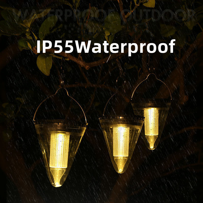 Lâmpada solar para iluminação de paisagens ao ar livre 48000 horas de vida útil