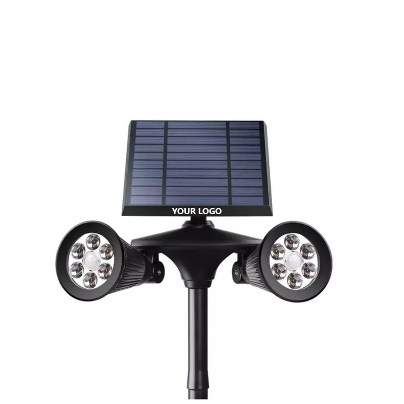 Lâmpada de parede de sensor de movimento 12LED para quintal