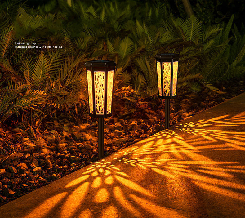 Lâmpadas de jardim de energia solar IP65 para iluminação de calçada