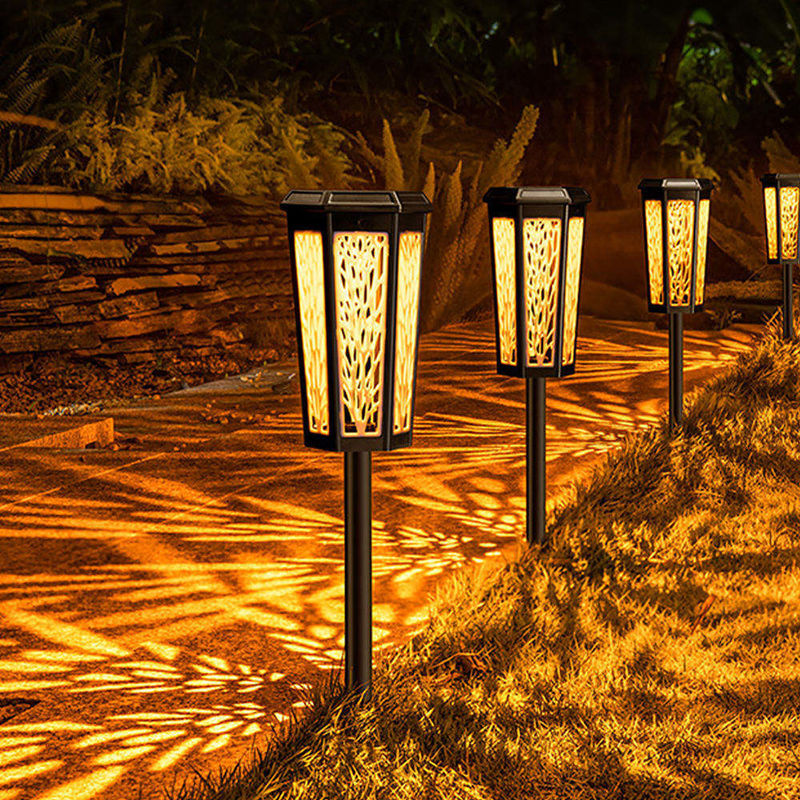 Lâmpadas de jardim de energia solar IP65 para iluminação de calçada