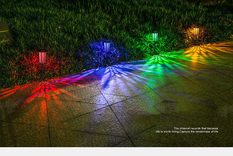 Lâmpadas de jardim de energia solar IP65 para iluminação de calçada