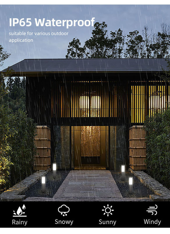 IP66 Iluminação solar LED à prova d'água para decoração de jardim exterior superior