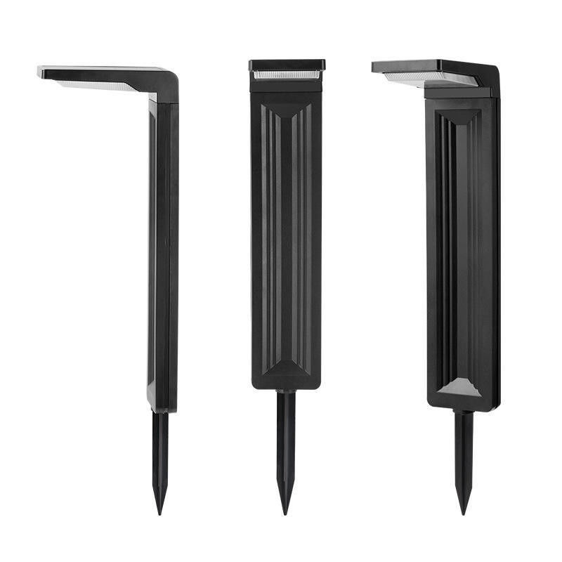 Iluminação solar de jardim LED para decoração de caminhos externos a energia solar