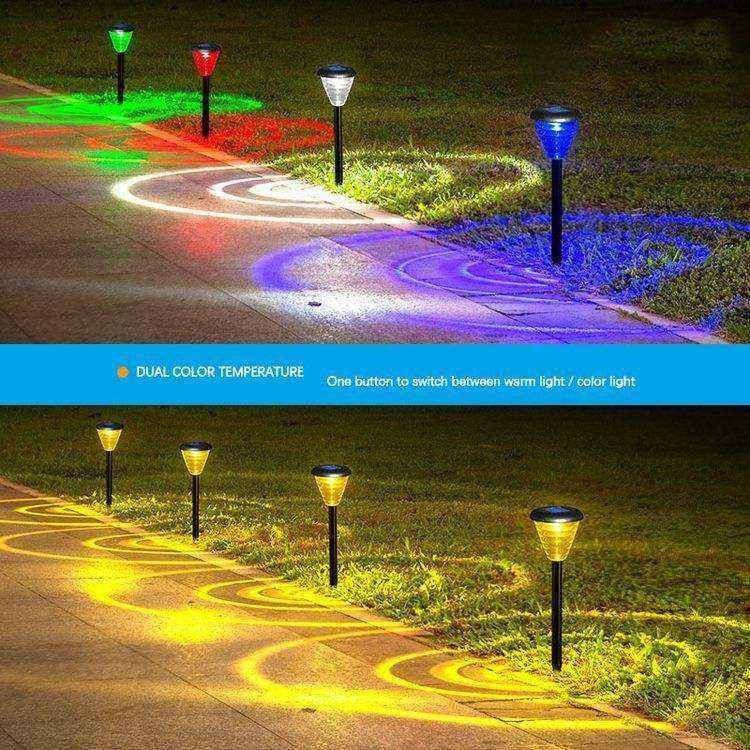 Temperatura de trabalho LED Luz solar de rua para Villa jardim relva de solo inserido luzes