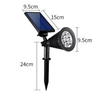 Classe IP44 e 40000 Lâmpadas LED Solares de Vida útil para Moda de Jardim ao Ar Livre