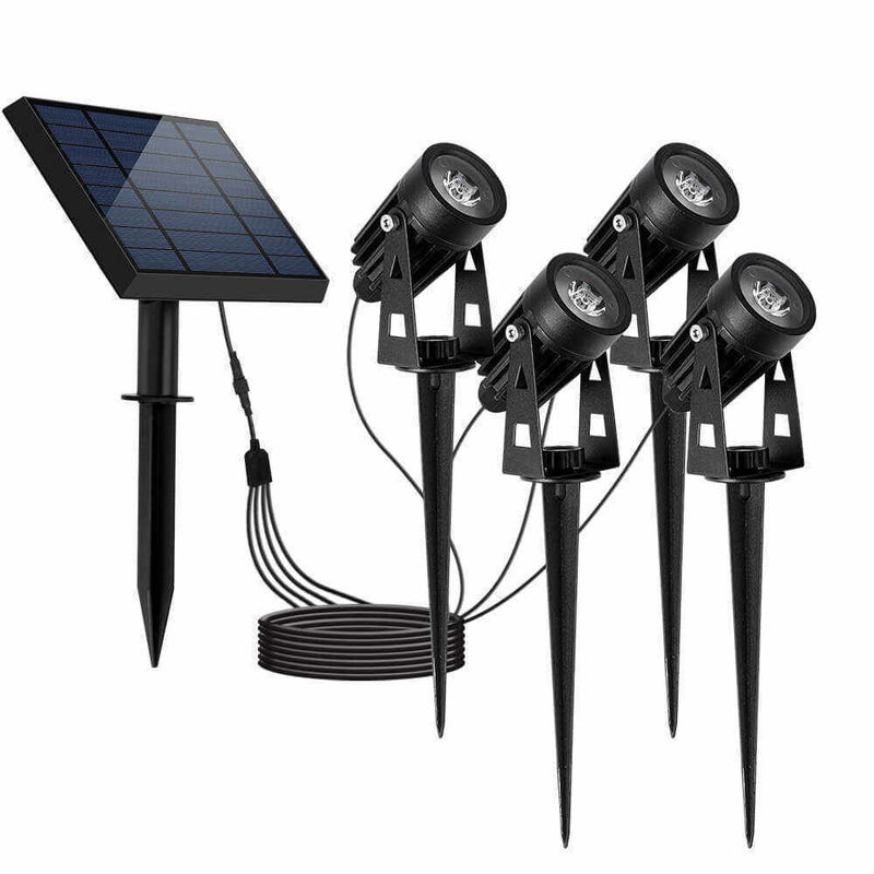 90lm/w Lâmpada Eficiência luminosa Alumínio Solar Jardim LED Luz para paisagem e árvore
