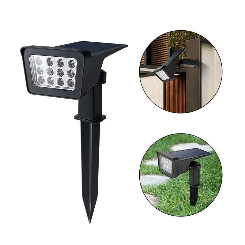 Suporte Dimmer 100lm/w Lâmpada Eficiência luminosa LED Solar Parede jardim e luz do chão