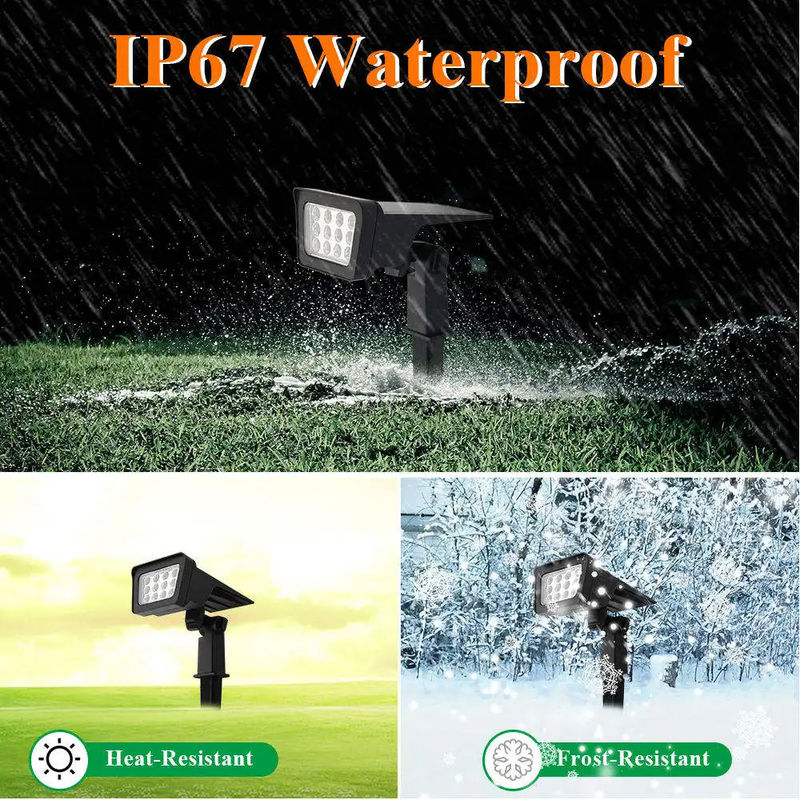 Suporte Dimmer 100lm/w Lâmpada Eficiência luminosa LED Solar Parede jardim e luz do chão