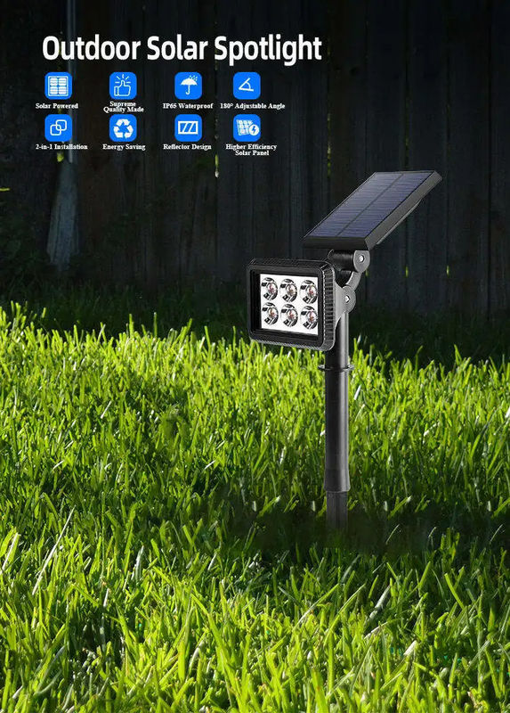 Família Pathway Spotlight Árvore Terraço Solar Jardim Spot Light com e 3,7V Voltagem de Entrada