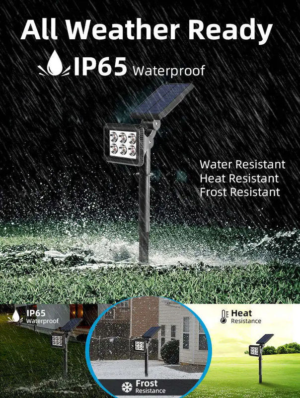 Família Pathway Spotlight Árvore Terraço Solar Jardim Spot Light com e 3,7V Voltagem de Entrada