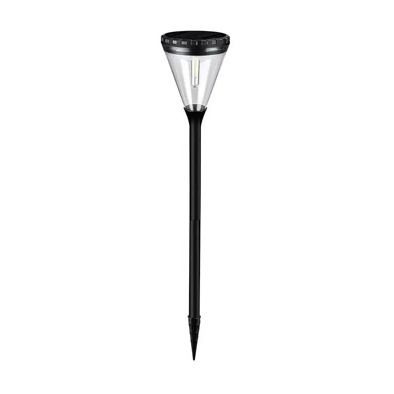 80 Ra Índice de Representação de Cor Exterior Alimentado com Energia Solar Branco Quente 2 modos LED Jardim Caminho Iluminação de gramado