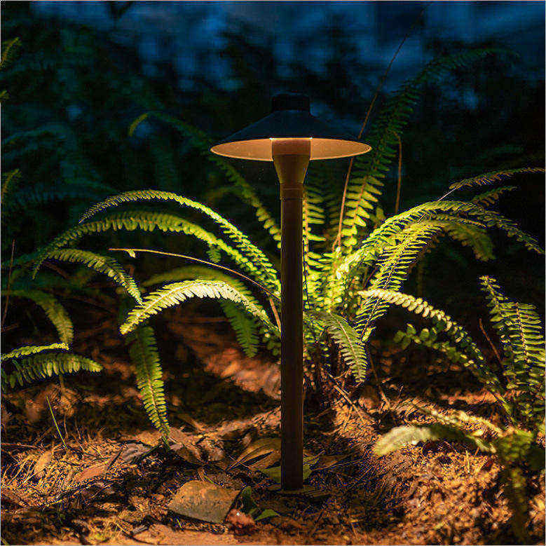Lâmpada de jardim de alumínio IP65 à prova d'água LED