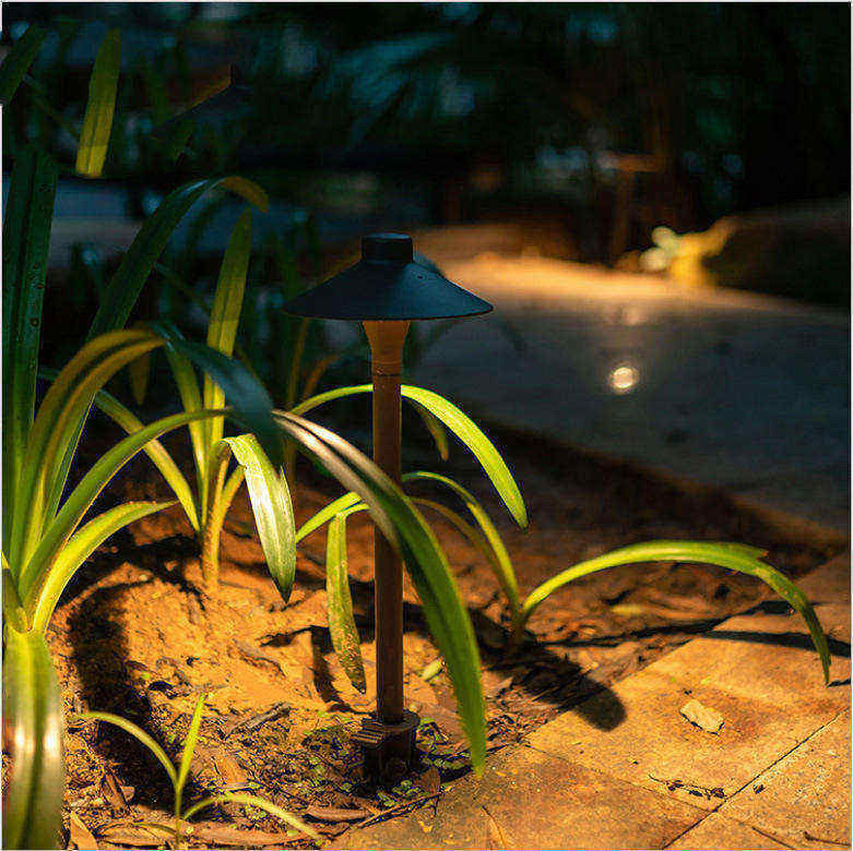 Lâmpada de jardim de alumínio IP65 à prova d'água LED