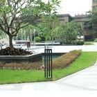 50000 horas de vida útil Sensor de movimento solar Lâmpadas de jardim de gramado com suporte de atenuador