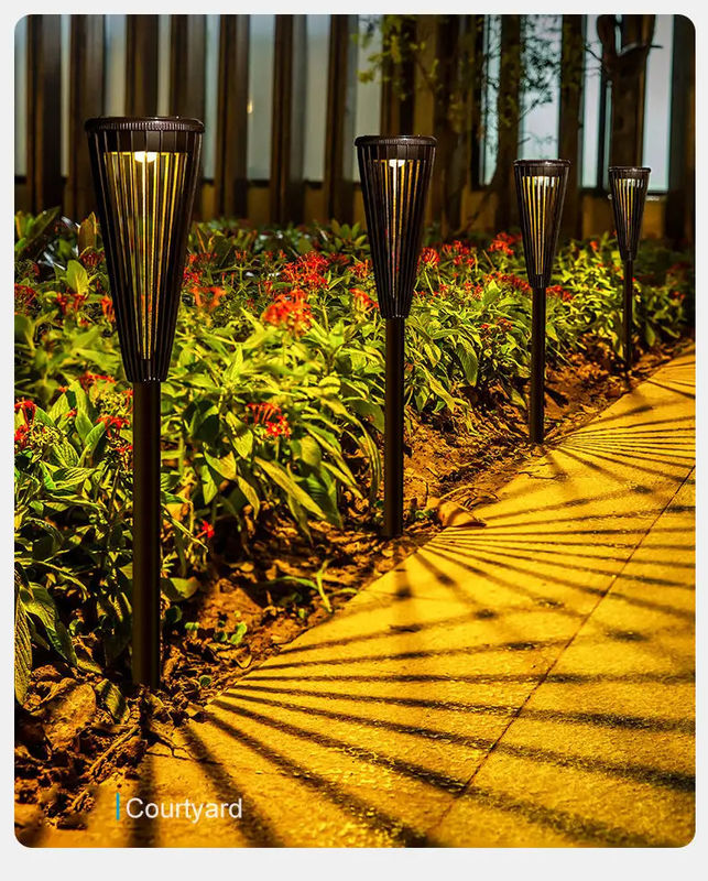Solar Garden Street Light Forjado Estaca de Ferro para Cero Carga de Elétrica no Dia dos Namorados