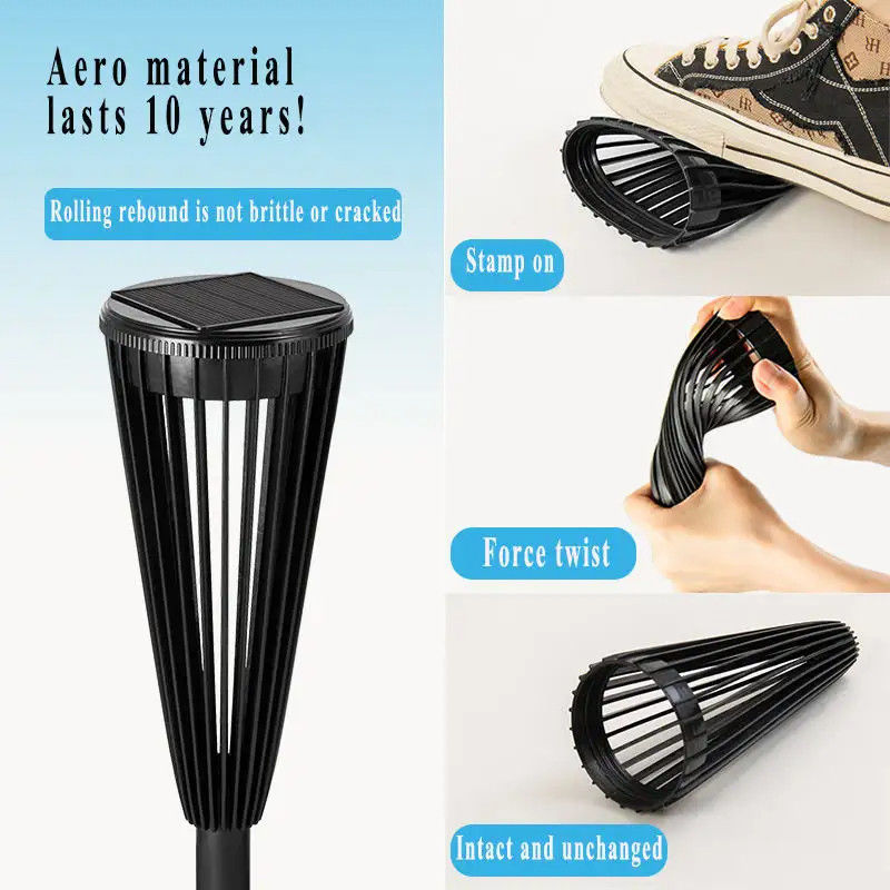 Solar Garden Street Light Forjado Estaca de Ferro para Cero Carga de Elétrica no Dia dos Namorados