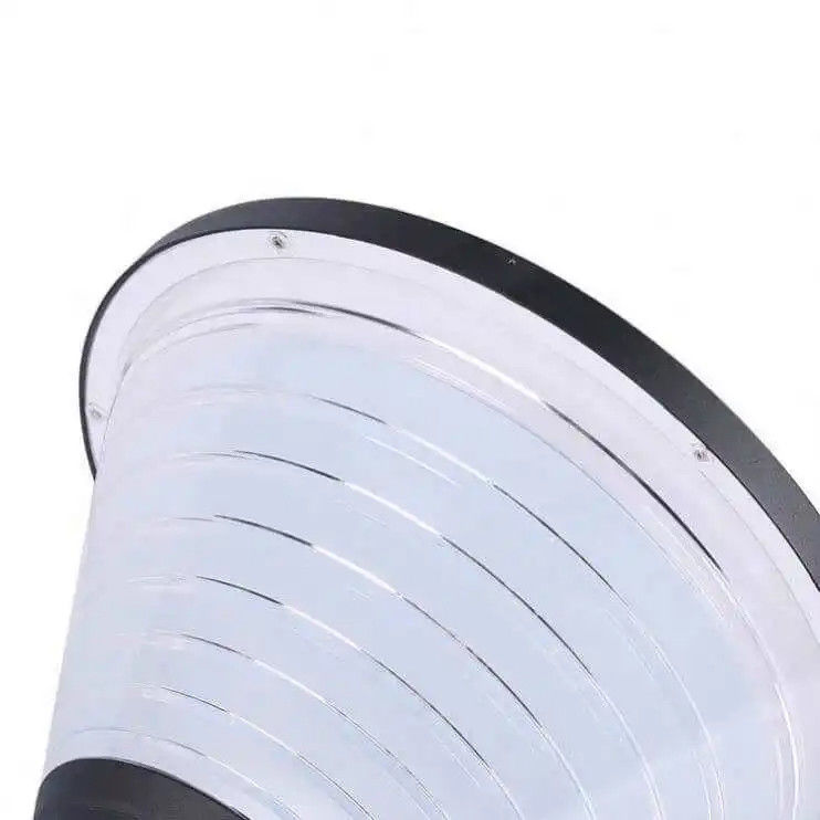 360° Ângulo de feixe Fabricação profissional Luz de pilar solar para iluminação de postes externos