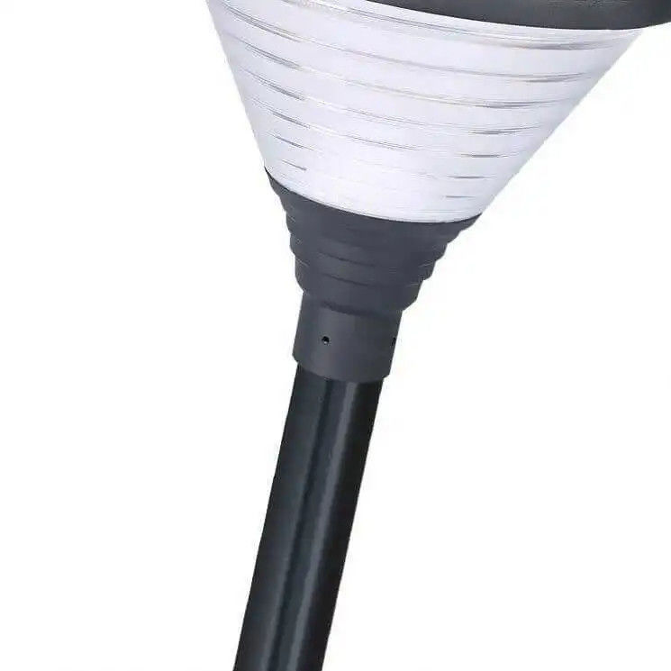 360° Ângulo de feixe Fabricação profissional Luz de pilar solar para iluminação de postes externos