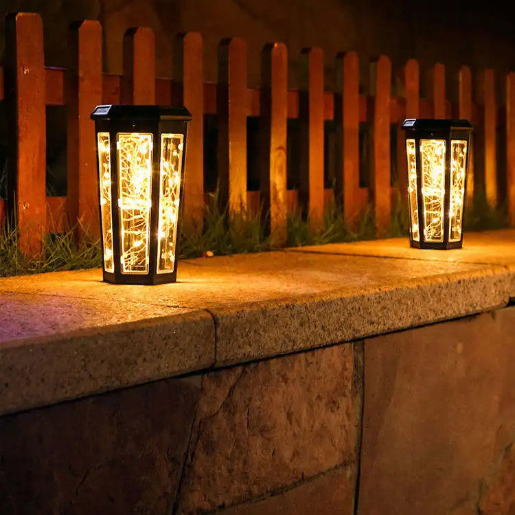 Lâmpadas de jardim solar para jardim de paisagem LED Lâmpadas solares alimentadas Tempo de carregamento 50000