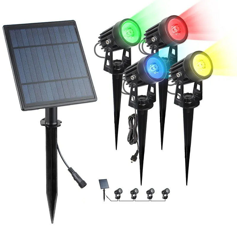 Luz solar de jardim exterior ABS PC All In One Pillar Led Wall Fence Impermeável 2024
