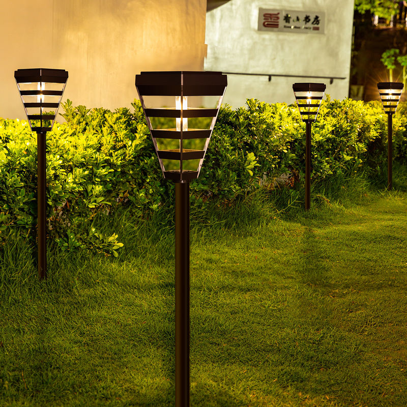 Iluminação de pátio exterior Iluminação de jardim solar para decoração de jardim