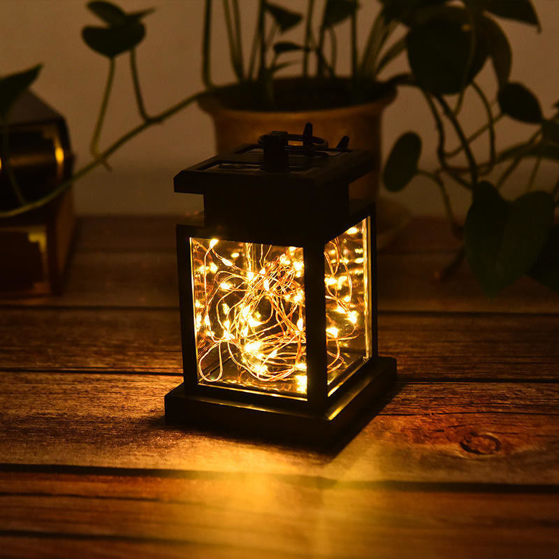 Casa Jardim Pendente Árvores Luzes noturnas LED Luzes solares Decoração de jardim ao ar livre Pendente
