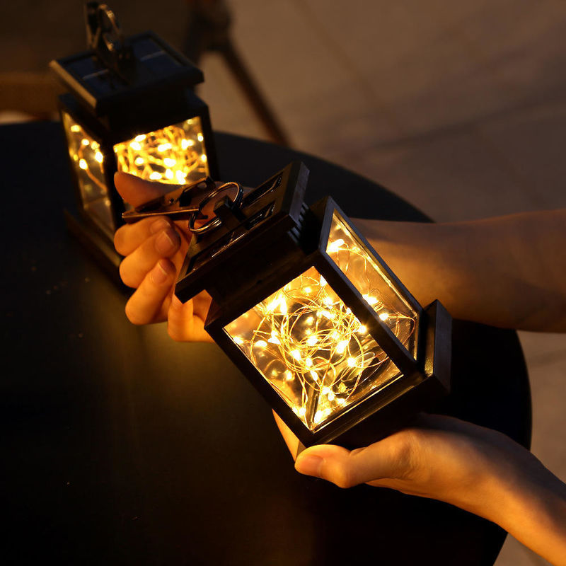 Casa Jardim Pendente Árvores Luzes noturnas LED Luzes solares Decoração de jardim ao ar livre Pendente