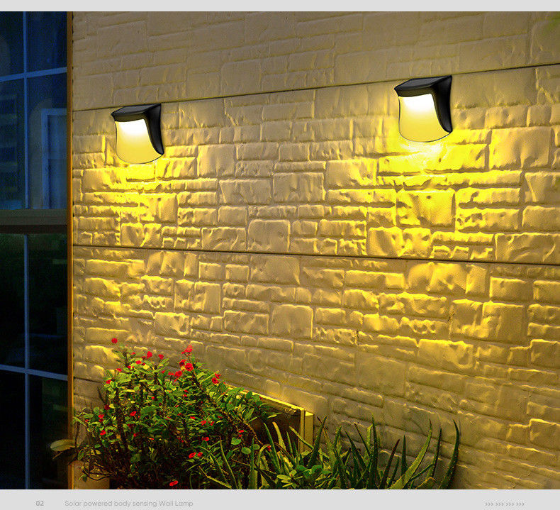 ABS Luz solar para jardim 1- Impermeável Cercas de jardim exterior Decoração de jardim doméstico