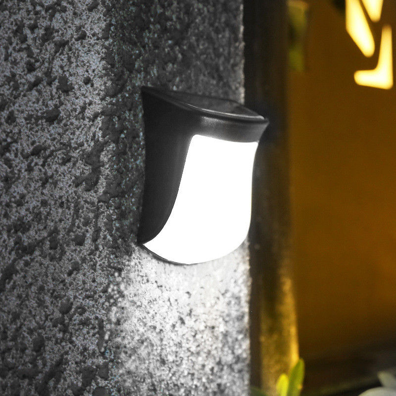 ABS Luz solar para jardim 1- Impermeável Cercas de jardim exterior Decoração de jardim doméstico
