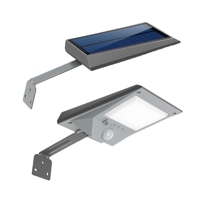 Solar LED Street Light Lâmpada Sensor de Movimento Área exterior impermeável Jardim Mural Mount Light