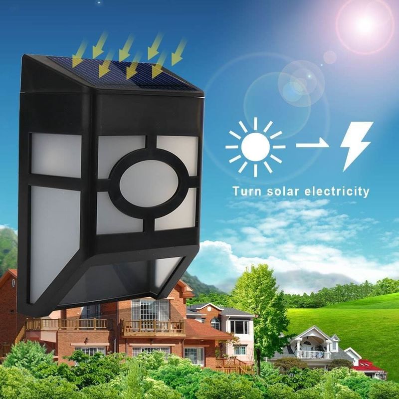 Casa Jardim vedação luz clássica decoração verde Inova Solar LED luz de parede com bateria