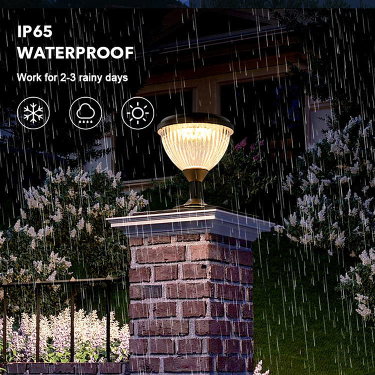 Alumínio Jardim Solar Libright Iluminação de Jardim Exterior Lâmpada LED à prova d'água para o exterior