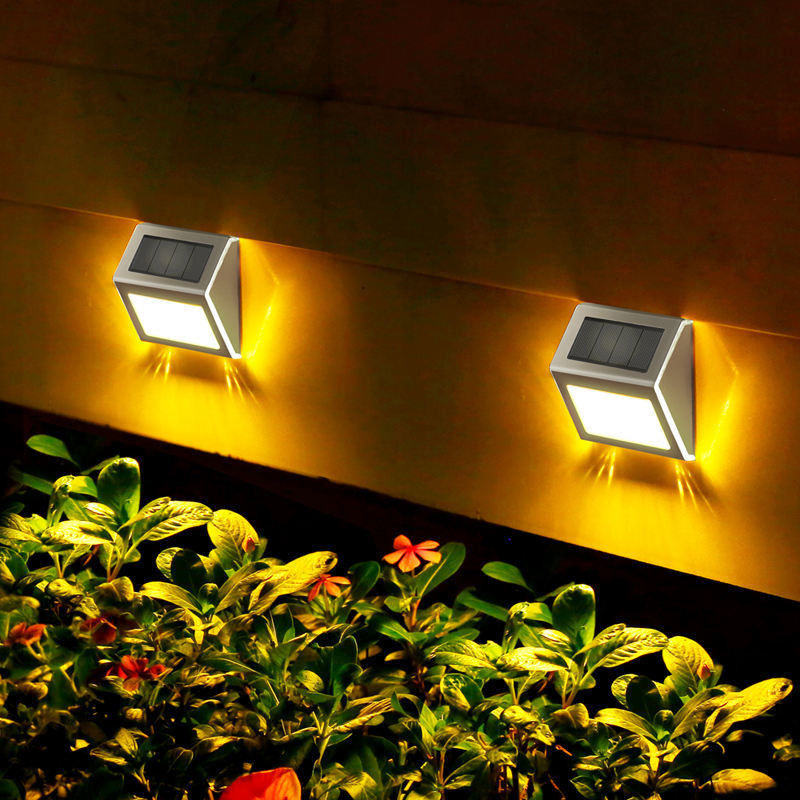 Iluminação solar à prova d'água Escalinha de energia solar LED Iluminação de vedação de escada solar para jardim