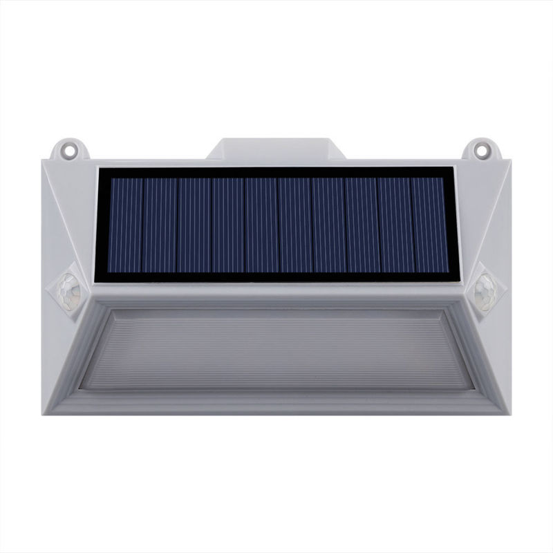 Fornecimento de energia solar 18 leds sensor de movimento luz de parede para segurança e durabilidade ao ar livre