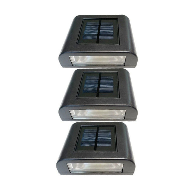 Escalão de escada de terraço jardim paisagem LED luz solar com 50000 horas de tempo de trabalho