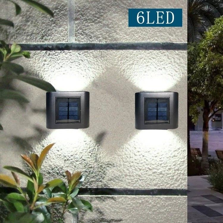 Escalão de escada de terraço jardim paisagem LED luz solar com 50000 horas de tempo de trabalho