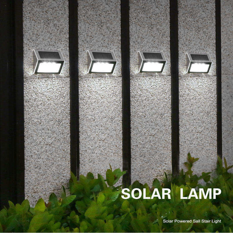 Lâmpada Eficiência luminosa 120lm/w Iluminação solar para parede de casa exterior Número de endereço
