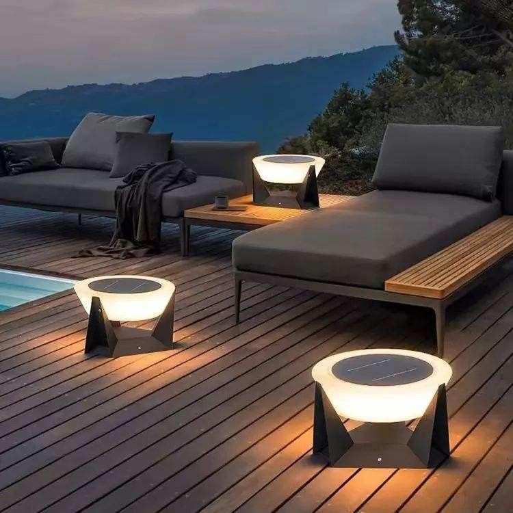 Lâmpada solar LED para decoração de jardim à prova d'água IP65