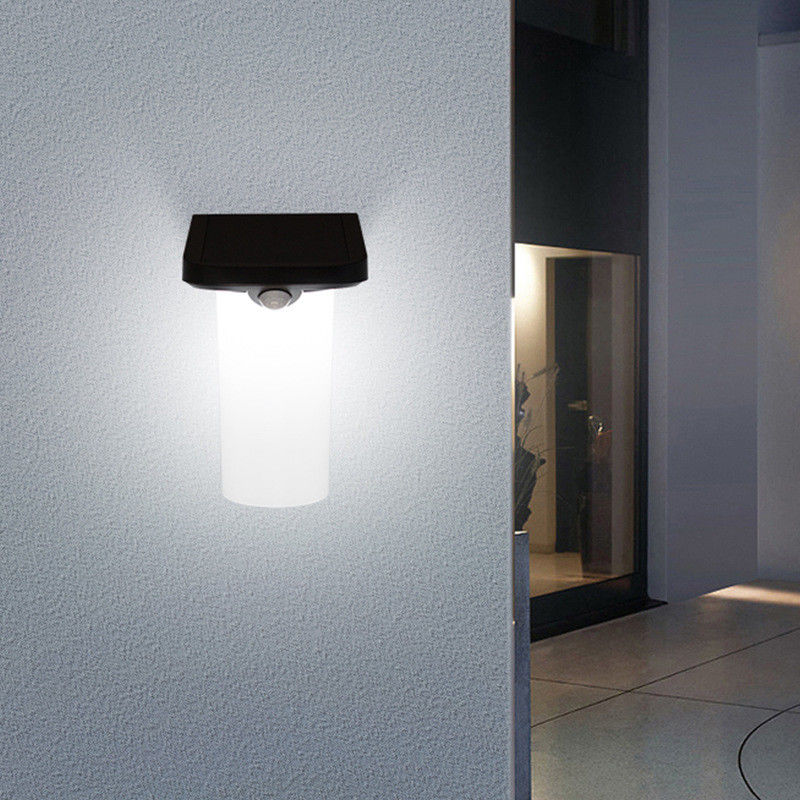 Lâmpada de parede LED exterior 6w Sensor de movimento de luz branca lâmpada de parede para varandas jardins pátios quintal